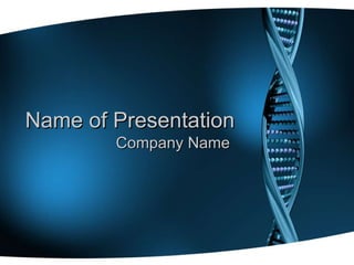 Name of Presentation Company Name 