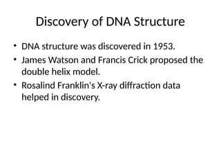 DNA_Structure_10_Slides.pptx study purpose only | PPTX