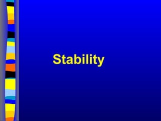 Stability
 