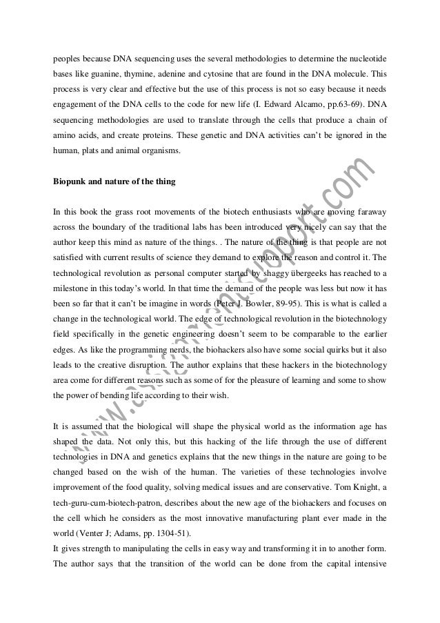 essay on dna