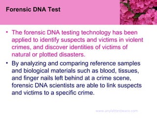DNA Testing | PPT
