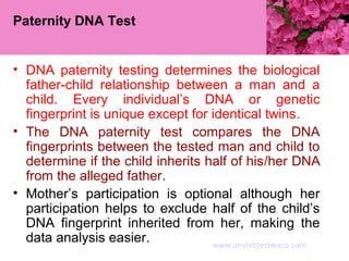 DNA Testing | PPT