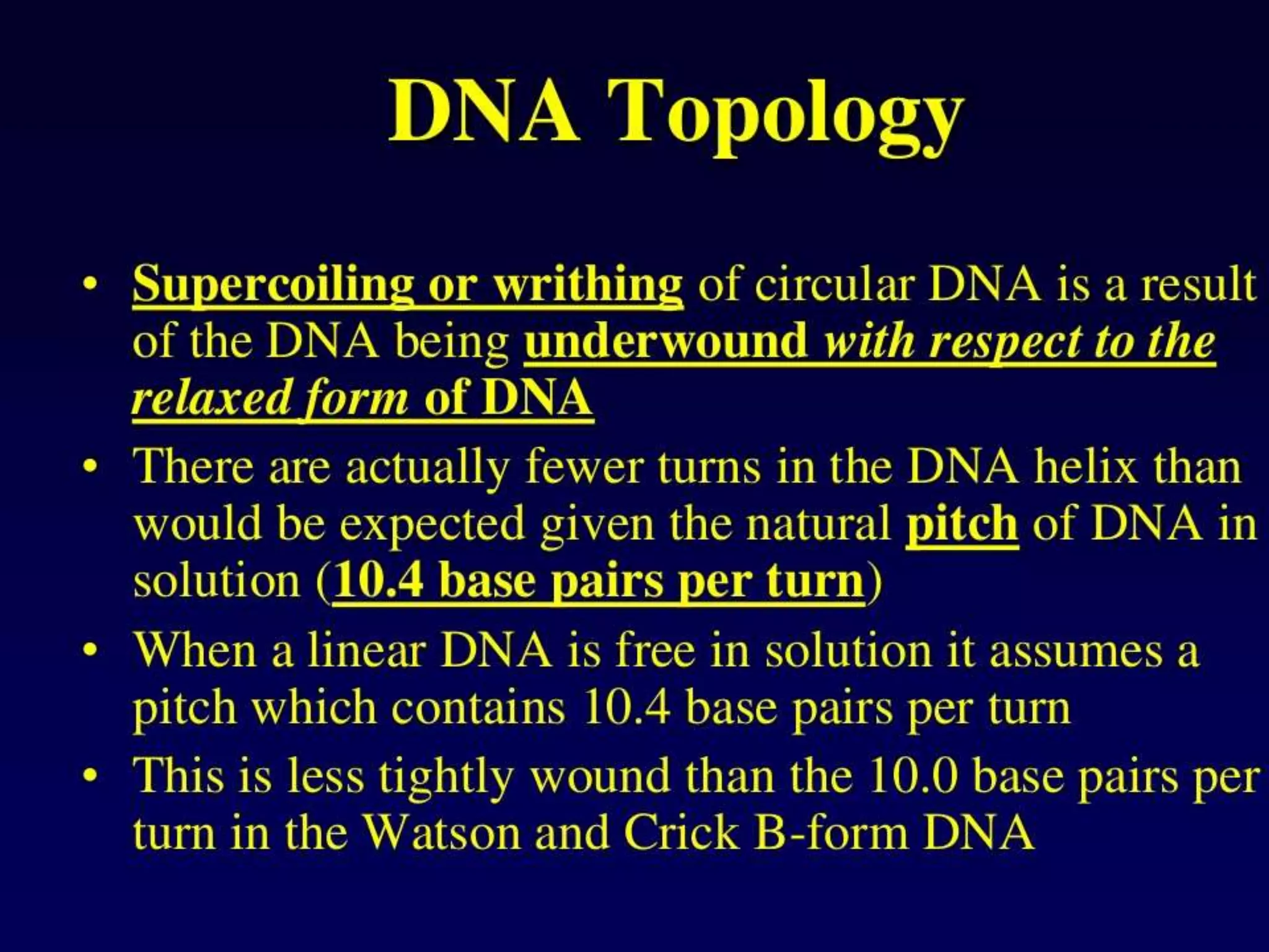 Dna topology | PPTX