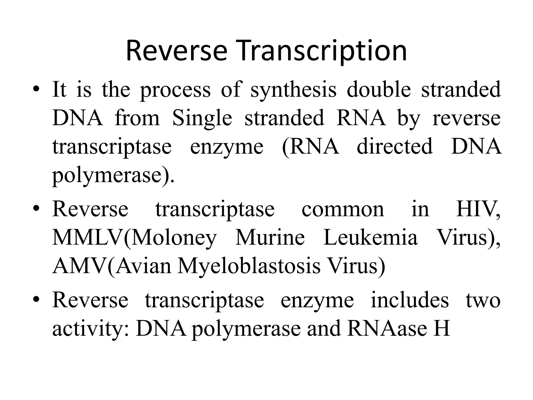 DNA Transcription (Pharmaceutical Biotechnology) | PPTX