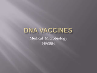 Medical Microbiology
      HS0804
 