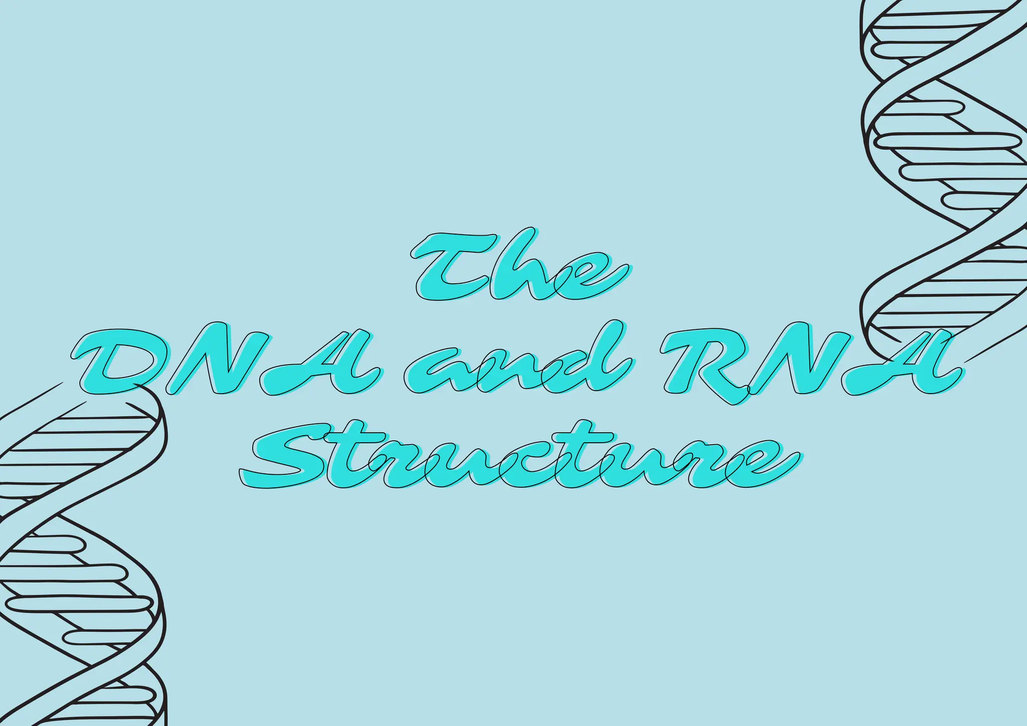 DNA vs. RNA Science Poster in Light Blue Green Lined Style.pdf