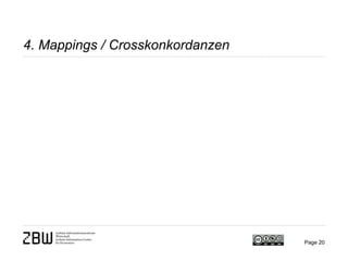 4. Mappings / Crosskonkordanzen
Page 20
 