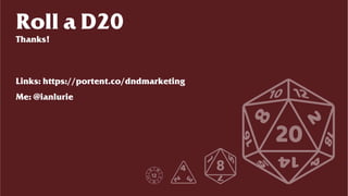 The Dungeons & Dragons Guide to Marketing