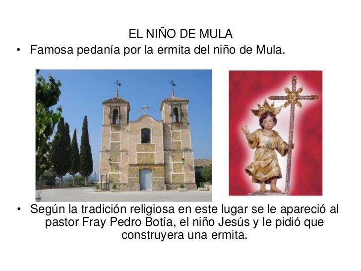 Resultado de imagen de el niño de mula