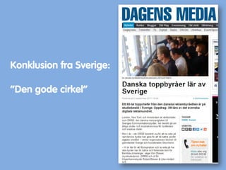 Konklusion fra Sverige:
“Den gode cirkel”
 