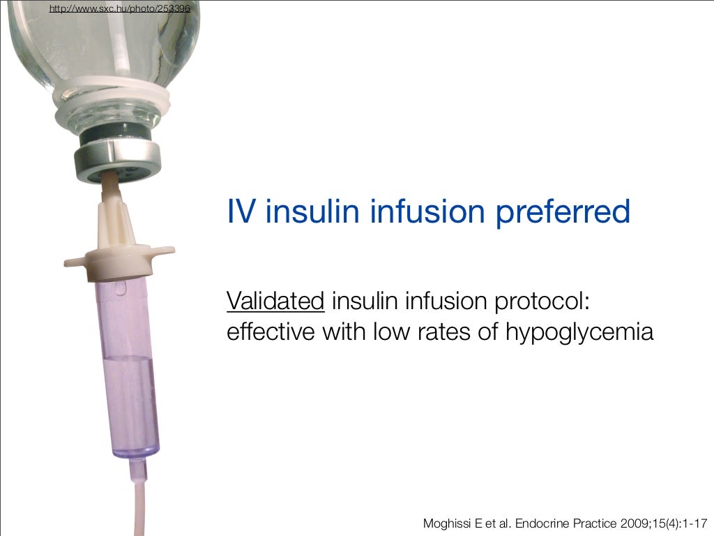 Yale Insulin Infusion Protocol