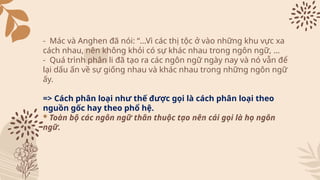 Anghen thuyết trình dẫn luận ngôn ngữ học về phân loại ngôn ngữ.pptx