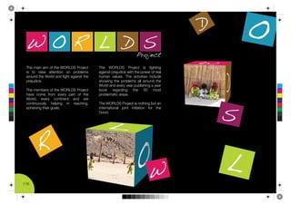 #$%&'()*&()'&+,&-$%&./0123&45+6%7-&           #$%& ./0123& 45+6%7-& )8& ,)>$-)*>&
       )8& -+& 5()8%& (--%*-)+*& +*& 95+:;%'8&       (>()*8-&95%6<=)7%&C)-$&-$%&9+C%5&+,&5%(;&
       (5+<*=&-$%&.+5;=&(*=&,)>$-&(>()*8-&-$%&       $<'(*& @(;<%8?& #$%& (7-)@)-)%8& )*7;<=%&
       95%6<=)7%?                                    8$+C)*>& -$%& 95+:;%'8& (;;& (5+<*=& -$%&
 !                                                   .+5;=&(*=&%@%5A&A%(5&9<:;)8$)*>&(&A%(5&
 "     #$%&'%':%58&+,&-$%&./0123&45+6%7-&            :++D& 5%>(5=)*>& -$%& EF& '+8-&&&&&&&&&&&&
 #     $(@%& 7+'%& ,5+'& %@%5A& 9(5-& +,& -$%&       95+:;%'(-)7&(5%(8?
!"     .+5;=B& %@%5A& 7+*-)*%*-& (*=& (5%&&&&&&&&
"#
       7+*-)*<+<8;A& $%;9)*>& )*& 5%(7$)*>B&      #$%&./0123&45+6%7-&)8&*+-$)*>&:<-&(*&
!#
       (7$)%@)*>&-$%)5&>+(;8?                     )*-%5*(-)+*(;& 6+)*-& )*)-)(-)+*& ,+5& -$%&
!"#
                                                  G++=?
 $




      !!"
 