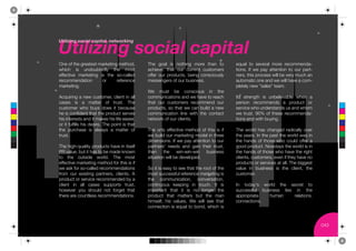 !"#$#%#&'()*+#,$(+,-#",$
      !"#$#%#&'()*+#,$(+,-#",$.(&/"0*12#&'




      !"#$%&$'(#$)*#+'#,'$-+*.#'/")$-#'(%01$               =(#$ )%+6$ /,$ "%'(/")$ -%*#$ '(+"$ '%$         #<4+6$ '%$ ,#8#*+6$ -%*#$ *#3%--#"0+9
      2(/3($ /,$ 4"0%45'#067$ '(#$ -%,'$$$$$$$$$$$$        +3(/#8#1$ '(+'$ %4*$ 34**#"'$ 34,'%-#*,$        '/%",:$ C&$ 2#$ >+7$ +''#"'/%"$ '%$ %4*$ >+*'9
      #&'/8#$ -+*.#'/")$ /,$ '(#$ ,%93+66#0$            %&&#*$ %4*$ >*%043',1$ 5#/")$ 3%",3/%4,67$      "#*,1$'(/,$>*%3#,,$2/66$5#$8#*7$-43($+"$
      *#3%--#"0+'/%"$            %*$   *#&#*#"3#$$$$$$$$$$ -#,,#")#*,$%&$%4*$54,/"#,,:                     +4'%-+'/3$%"#$+"0$2#$2/66$(+8#$+$3%-9
      -+*.#'/"):                                                                                           >6#'#67$"#2$F,+6#,F$'#+-:
                                                           B#$ -4,'$ 5#$ 3%",3/%4,$ /"$ '(#$$$$$$$$$$$
      ;3<4/*/")$+$"#2$34,'%-#*1$36/#"'$/"$+66$             3%--4"/3+'/%",$+"0$2#$(+8#$'%$*#+3($            C',$ ,'*#")'($ /,$ 4"5#6/#8+56#$ 2(#"$ +$
 !
      3+,#,$ /,$ +$ -+''#*$ %&$ '*4,':$ =(#$$$$$$$$$$$     '(+'$ %4*$ 34,'%-#*,$ *#3%--#"0$ %4*$           >#*,%"$ *#3%--#"0,$ +$ >*%043'$ %*$
      34,'%-#*$ 2(%$ 547,$ 0%#,$ /'$ 5#3+4,#$              >*%043',1$,%$'(+'$2#$3+"$54/60$+$"#2$           ,#*8/3#$2(%$4"0#*,'+"0,$4,$+"0$2(%-$
      (#$/,$3%"&/0#"'$'(+'$'(#$>*%043'$,#*8#,$             3%--4"/3+'/%"$ 6/"#$ 2/'($ '(#$ 3%"'+3'$        2#$ '*4,':$ GHI$ %&$ '(#,#$ *#3%--#"0+9
 "




      (/,$/"'#*#,',$+"0$/'$-+.#,$(/,$6/&#$#+,/#*1$         "#'2%*.$%&$%4*$36/#"',:                         '/%",$#"0$2/'($547/"):
 #




      %*$/'$&46&/66,$(/,$0#,/*#:$=(#$>%/"'$/,$'(+'$
!"




      '(#$ >4*3(+,#$ /,$ +62+7,$ +$ -+''#*$ %&$            =(#$ %"67$ #&'/8#$ -#'(%0$ %&$ '(/,$ /,$ /&$ =(#$ 2%*60$ (+,$ 3(+")#0$ *+0/3+667$ %8#*$
"#




      '*4,':                                               2#$54/60$%4*$-+*.#'/")$-%0#6$/"$'(*##$          '(#$7#+*,:$C"$'(#$>+,'$'(#$2%*60$2+,$/"$
!#



!"#
                                                           0/-#",/%",:$C&$2#$>+7$+''#"'/%"$'%$%4*$         '(#$ (+"0,$ %&$ '(%,#$ 2(%$ 3%460$ %&&#*$ +$
 $
      =(#$(/)(9<4+6/'7$>*%043',$(+8#$/"$/',#6&$            >+*'"#*,D$ "##0,$ +"0$ )+/"$ '(#/*$ '*4,'1$     )%%0$>*%043':$J%20+7,$'(#$2%*60$/,$/"$
      ?@$8+64#1$54'$/'$(+,$'%$5#$-+0#$."%2"$               '(#"$ '(#$ 2/"92/"92/"$ 54,/"#,,$$$$$$$$$$'(#$(+"0,$%&$'(%,#$2(%$(+8#$'(#$*/)('$
      '%$ '(#$ %4',/0#$ 2%*60:$ =(#$ -%,'$$$$$$$$$$$$      ,/'4+'/%"$2/66$5#$0#8#6%>#0:$                   36/#"',1$34,'%-#*,1$#8#"$/&$'(#7$(+8#$"%$
      #&'/8#$-+*.#'/")$-#'(%0$&%*$'(/,$/,$/&$                                                           >*%043',$%*$,#*8/3#,$+'$+66:$=(#$5/))#,'$
      2#$+,.$&%*$,%93+66#0$*#3%--#"0+'/%",$                E%$/'$/,$#+,7$'%$,##$'(+'$'(#$*%%'$%&$'(#$      8+64#$ /"$ 54,/"#,,$ /,$ '(#$ 36/#"'1$ '(#$$$$$
      &*%-$ %4*$ #A/,'/")$ >+*'"#*,1$ 36/#"',:$ ;$         -%,'$,433#,,&46$*#&#*#"3#$-+*.#'/")$/,$         34,'%-#*:
      >*%043'$%*$,#*8/3#$*#3%--#"0#0$57$+$                 '(#$ 3%--4"/3+'/%"1$ 3%"8#*,+'/%"1$
      36/#"'$ /"$ +66$ 3+,#,$ ,4>>%*',$ '*4,'1$$$$$$ 3%"'/"4%4,$ .##>/")$ /"$ '%43(:$ C'$ /,$              C"$ '%0+7D,$ 2%*60$ '(#$ ,#3*#'$ '%$$$$$$$$$$$$
      (%2#8#*$ 7%4$ ,(%460$ "%'$ &%*)#'$ '(+'$             /->%*'+"'$ '(+'$ /'$ /,$ "%$ 6%")#*$ '(#$$$$$ ,433#,,&46$ 54,/"#,,$ 6/#,$ /"$ '(#$$$$$$$$$$$$
      '(#*#$+*#$3%4"'6#,,$*#3%--#"0+'/%",:                 >*%043'$ '(+'$ -+''#*,$ 54'$ '(#$ -+"$$$        +>>*%>*/+'#$         (4-+"$         *#6+'/%",1$$$$$$$$$$$$$
                                                           (/-,#6&1$ (/,$ 8+64#,:$ B#$ 2/66$ ,##$ '(+'$    3%""#3'/%",:
                                                           3%""#3'/%"$/,$#<4+6$'%$5%"01$2(/3($ /,$



                                                                                                                                                                 HKL
 