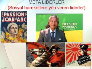 12.1.2017 2
META LİDERLER
(Sosyal hareketlere yön veren liderler)
 