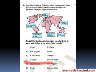 ÖSYM TYT coğrafya soruları