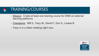 DNN Awareness Meeting March 2019 | PPT