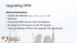 DNN Summit 2021: DNN Upgrades Made Simple