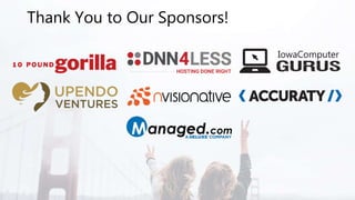 Thank You to Our Sponsors!
 