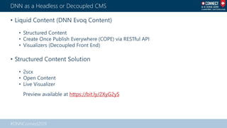 DNN as a Headless CMS | PPTX