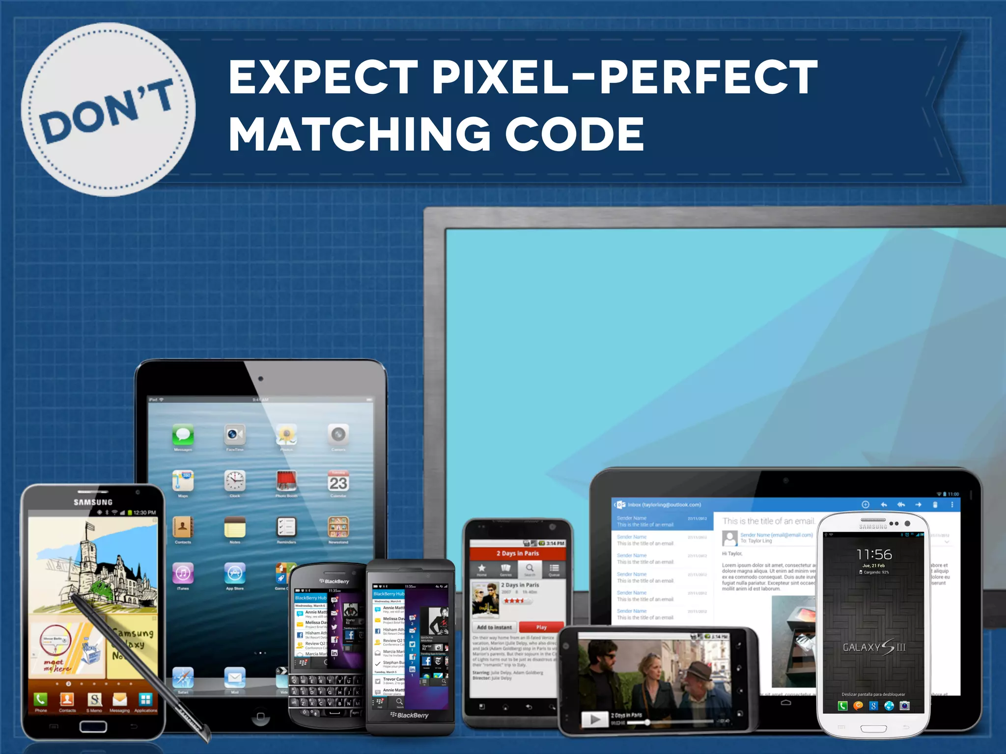 expect pixel-perfect
matching code

 