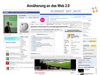 Annäherung an das Web 2.0 