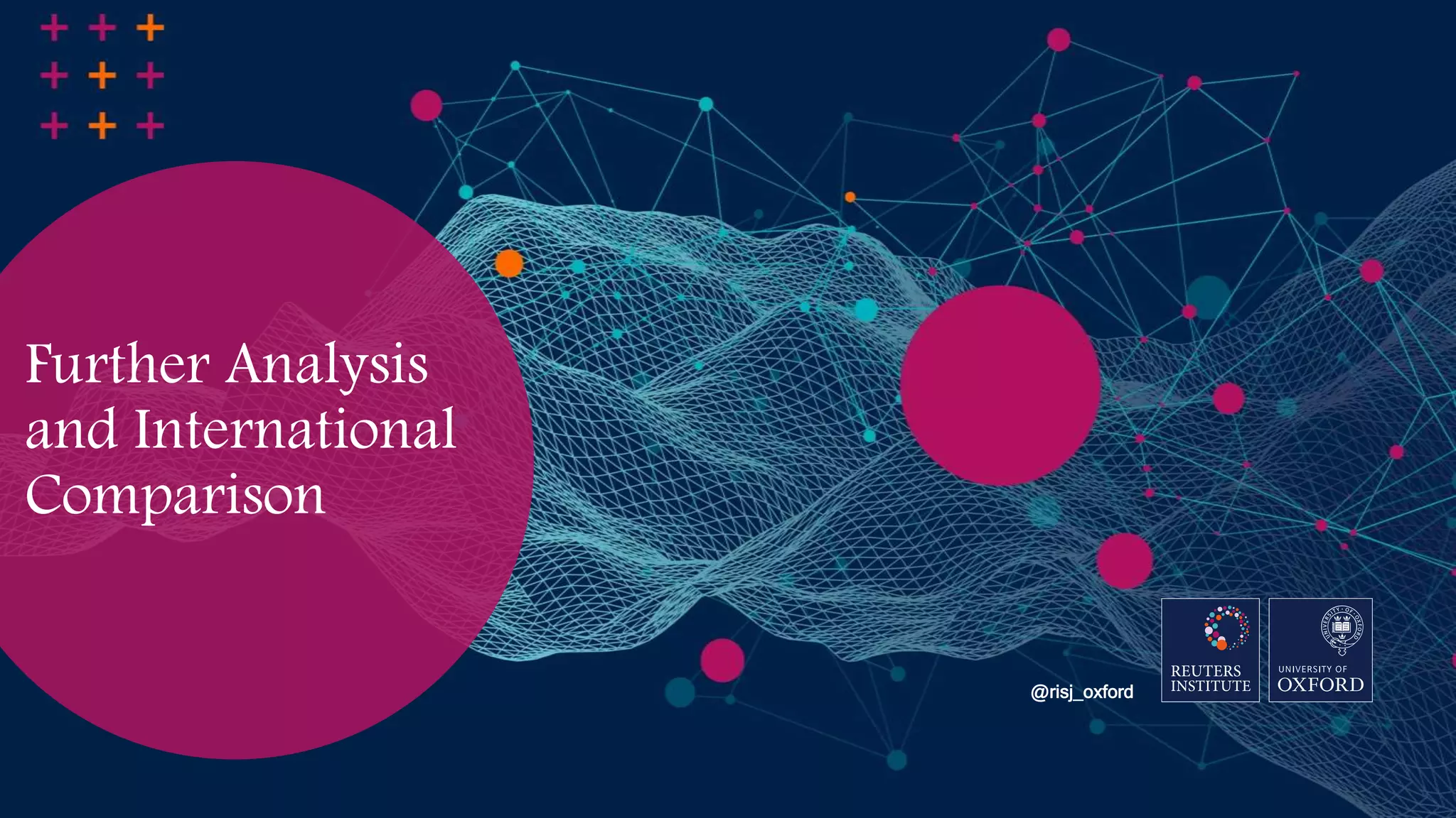 Further Analysis
and International
Comparison
@risj_oxford
 