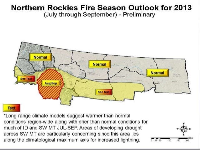 Montana Fire Season Outlook 2013