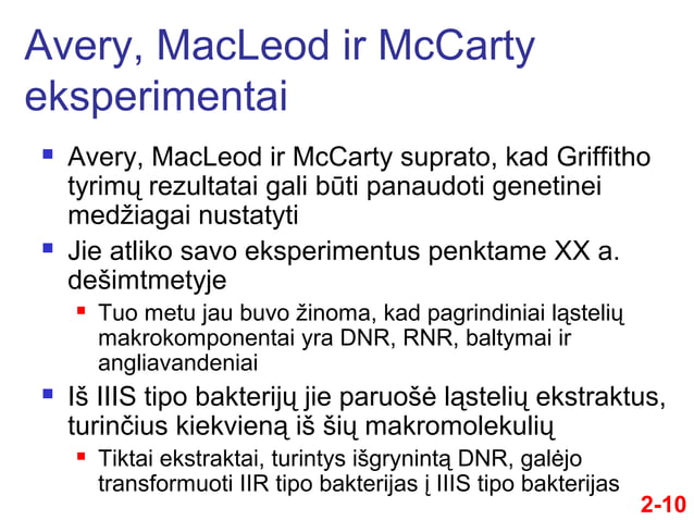 DNR ir RNR molekulinė struktūra | PPT