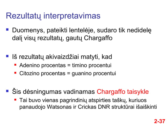 DNR ir RNR molekulinė struktūra | PPT