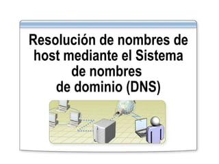 Resolución de nombres de host mediante el Sistema de nombres  de dominio (DNS) 