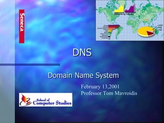 DNS Domain Name System February 13,2001 Professor Tom Mavroidis 