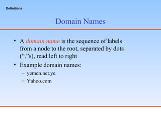 Domain Name System | PPT