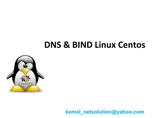 DNS & BIND Linux Centos
kemal_netsolution@yahoo.com
 