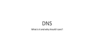 DNS | PPTX