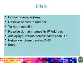 DNS - domain name system for web domain access | PPT
