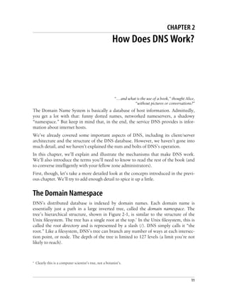 This is the Title of the Book, eMatter Edition
Copyright © 2009 O’Reilly & Associates, Inc. All rights reserved.
The Domai...