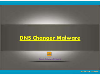 DNS Changer Malware
Surun Infocore Systems
 