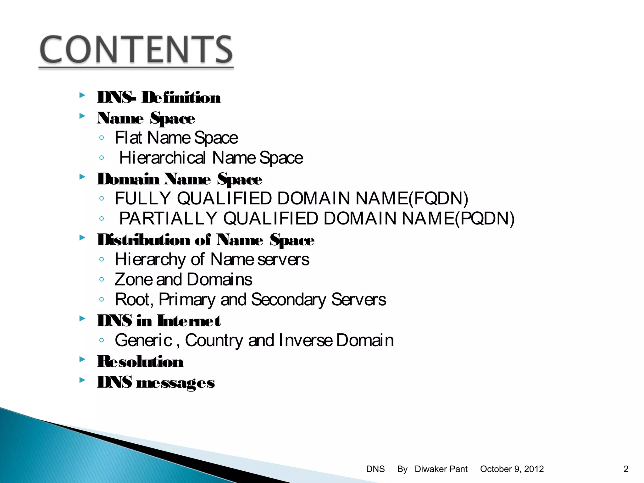 Domain name system | PPT | Web Hosting | Internet