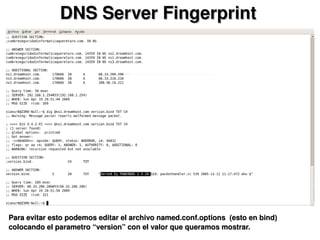 DNS Hacking y Prevencion de Intrusos