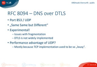 Encrypted DNS - DNS over TLS / DNS over HTTPS | PDF