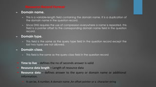 Domain Name Input Example DOMAIN NAME SYSTEM DETAILS WITH EXAMPLES | PDF