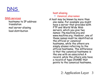 Host Aliasing Dns detail understanding | PPT