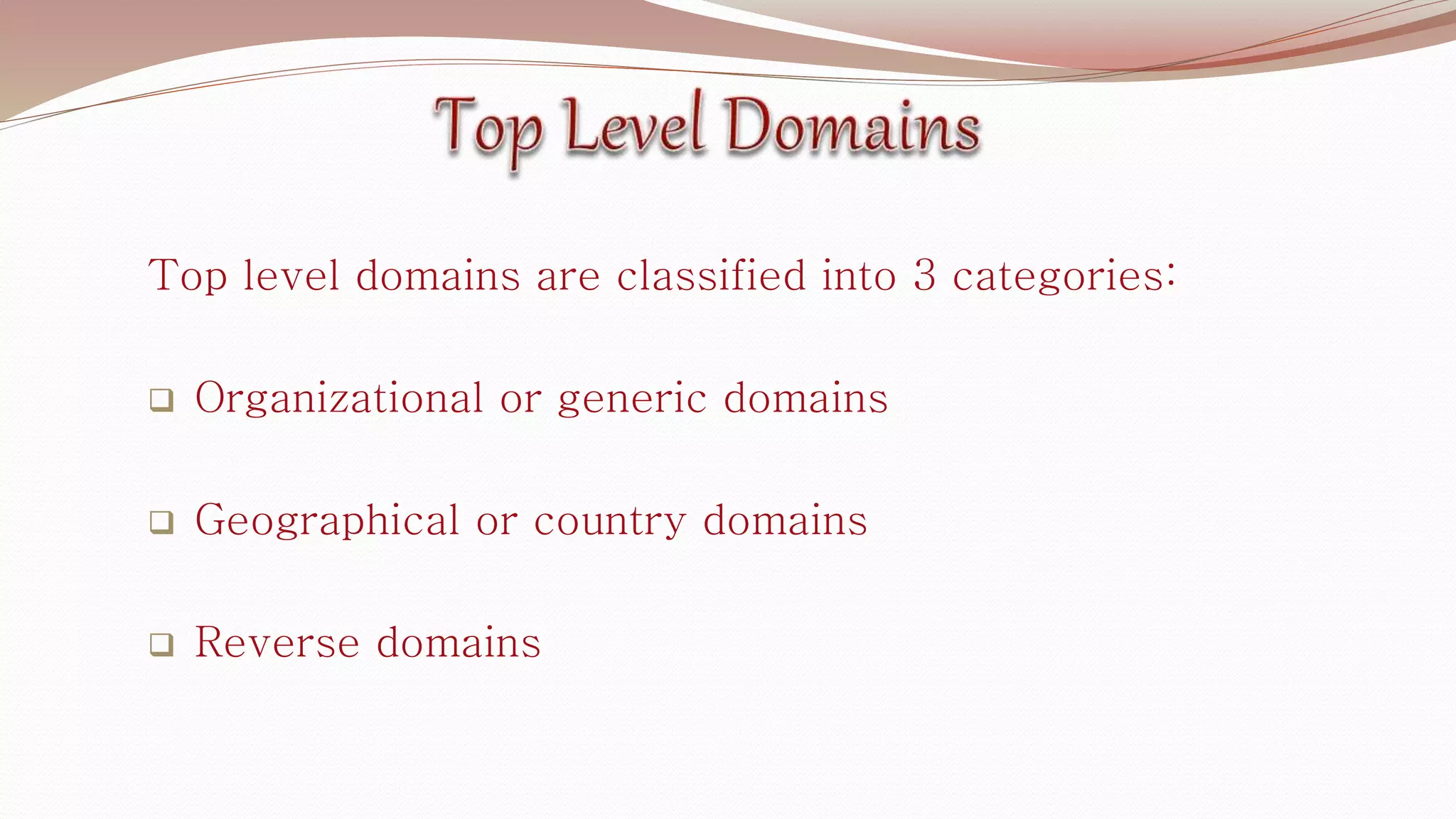 Domain name system presentation | PPTX