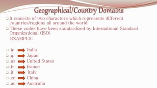 Domain name system presentation | PPTX