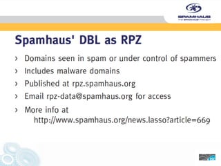 BIND’s New Security Feature: DNSRPZ - the "DNS Firewall"