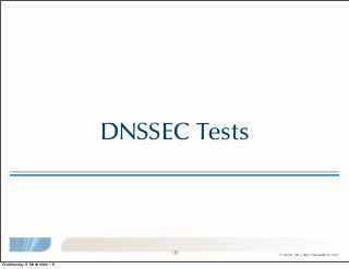15 essential DNS and DNSSEC monitoring tests