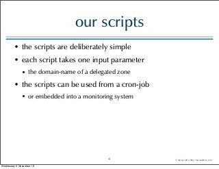 15 essential DNS and DNSSEC monitoring tests