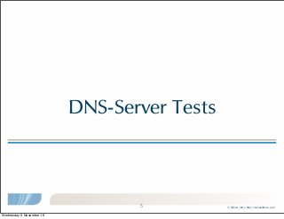 15 essential DNS and DNSSEC monitoring tests