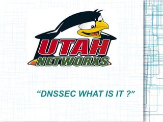 “DNSSEC WHAT IS IT ?”
 
